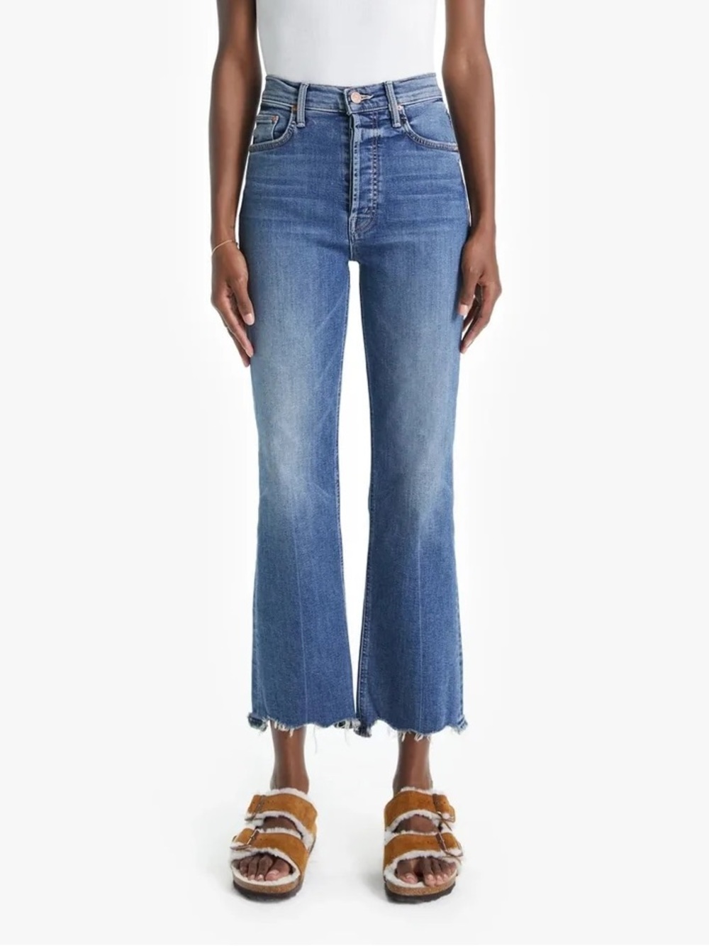 MOTHER Denim The Tripper High Waist Flare Jeans Walking on Coals Women’s Size 26